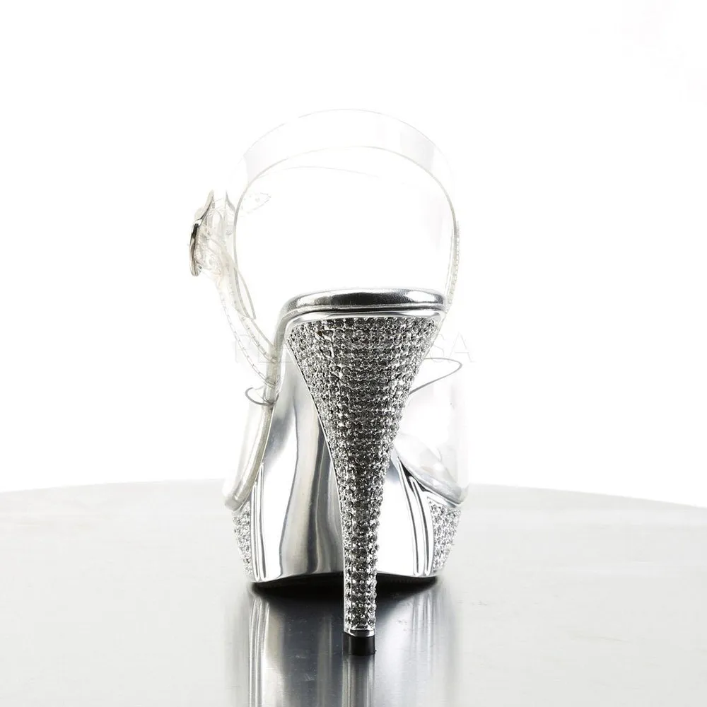 SS-ELEGANT-408 Sandal | Clear Vinyl