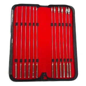 Stainless Steel 12 Piece Rosebud Dilator Set