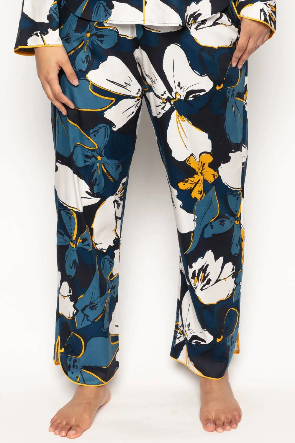 Verity Floral Print Pyjama Pants. Size UK 14