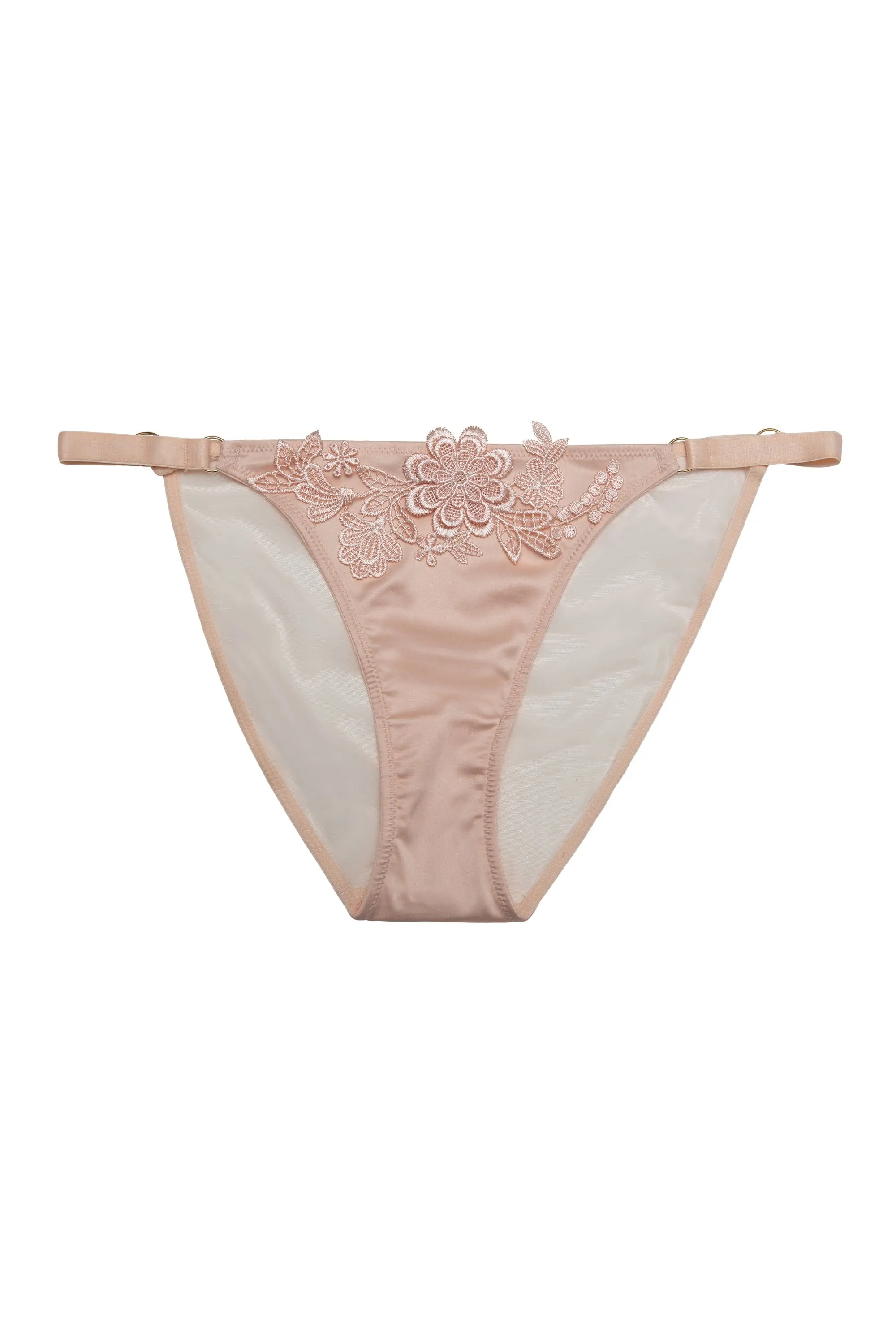 Virginia Peach Guipure Brief