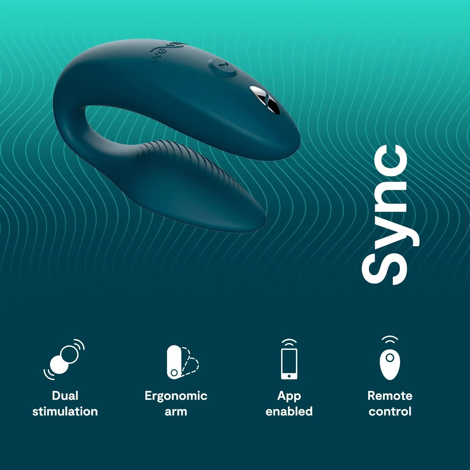 We-Vibe Sync 2 APP Remote Control Couples Vibrator Green